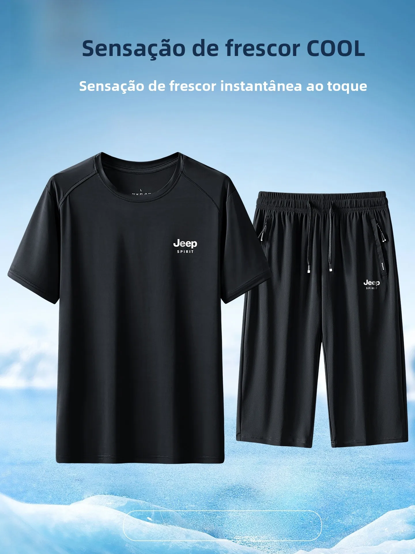 ensemble-sportswear-spirit-summer-pour-homme-–-coupe-ample-sechage-rapide-decontracte-en-soie-glacee-deux-pieces-confortable-et-respirant-melange-de-polyester