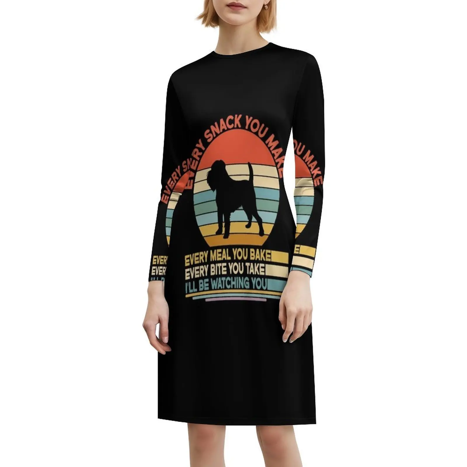 بروكسل غريفون كل وجبة خفيفة تجعل كل وجبة أنت فستان هيب هوب نسائي ملابس الشارع مطبوع عليه رسومات جرافيك ملابس الحفلات والنوادي بروكسل #6