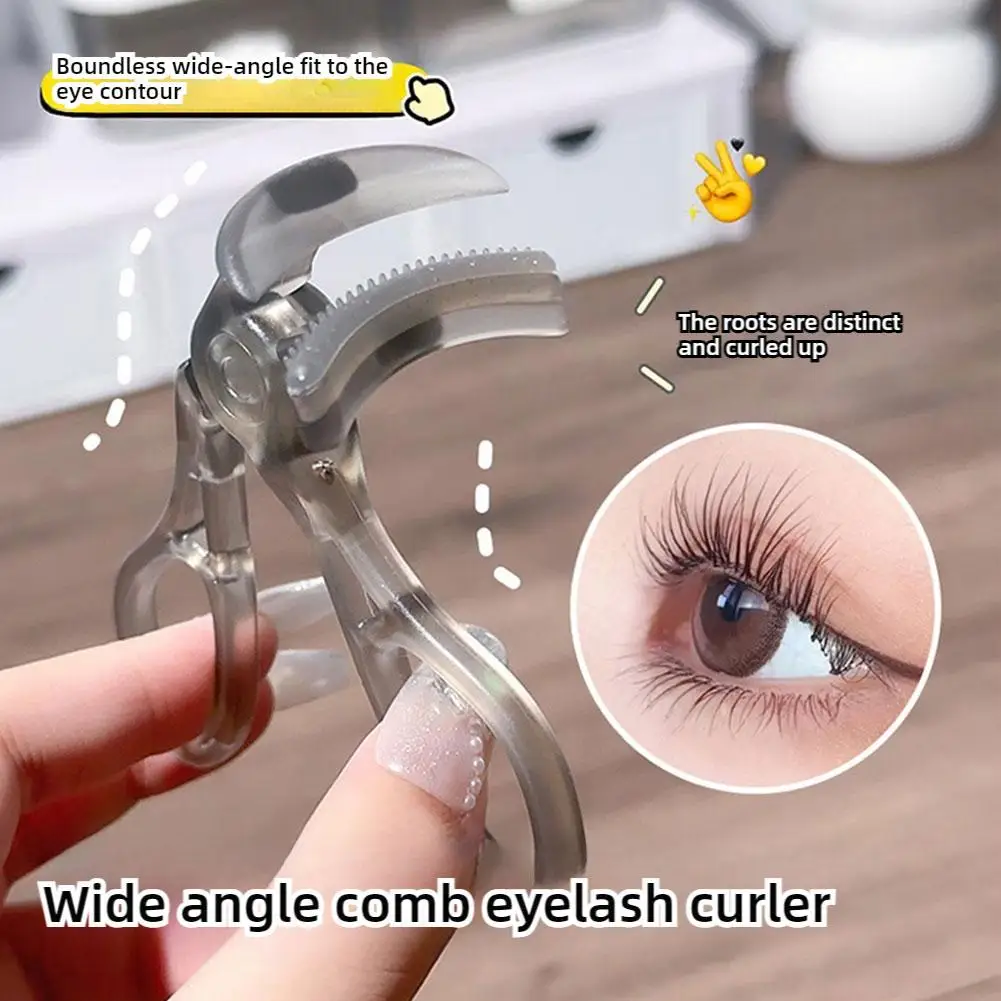 

Comb Eyelash Curler A Curling Wide-angle Natural Permanent Curler Eyelash Eyelash Solar Wide-Angle Wide Curler Angle ,Tooth I8D9