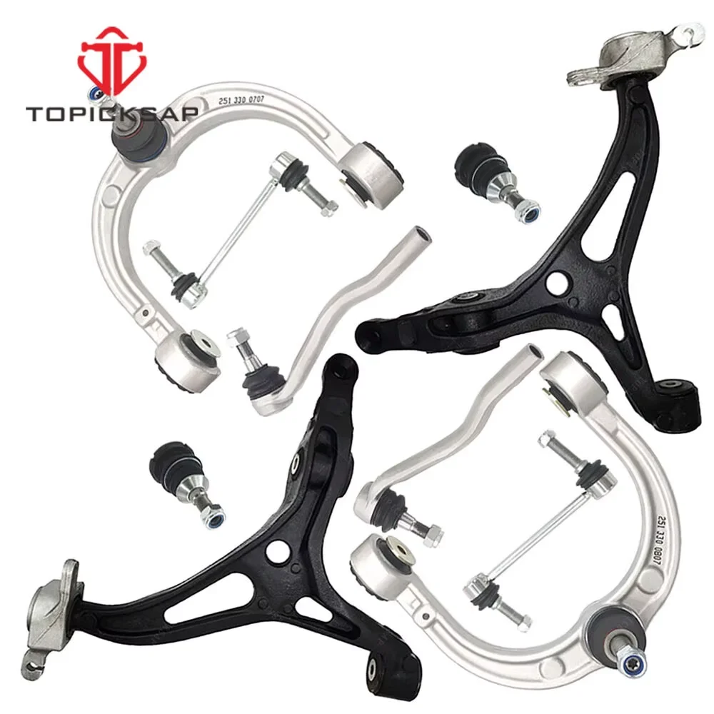 

TOPICKSAP 10Pcs Front Control Arm Tie Rod Sway Bar Link Ball Joint Kits for Mercedes-Benz W164 GL320 GL350 ML450 ML550 2006-2012