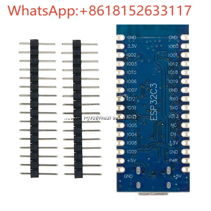 2 قطعة ESP32-C3 لوحة التطوير الأساسية تستخدم للتحقق من وظائف رقاقة ESP32C3 2.4G WIFI وحدة بلوتوث