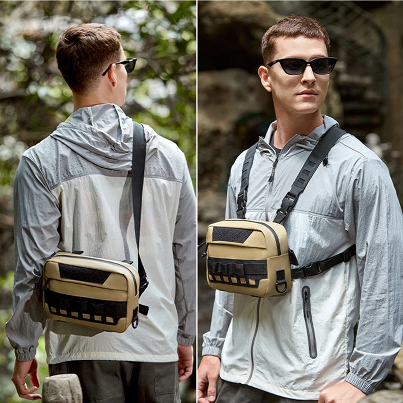 

Outdoor Chest Bag for Men Women Camouflage Tactical Backpack Multifunction Camping Riding Climbing Sports Pack Hiking Vest Bags