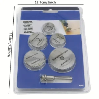 Full Set HSS Saw Blades 6 Sizes 1/64