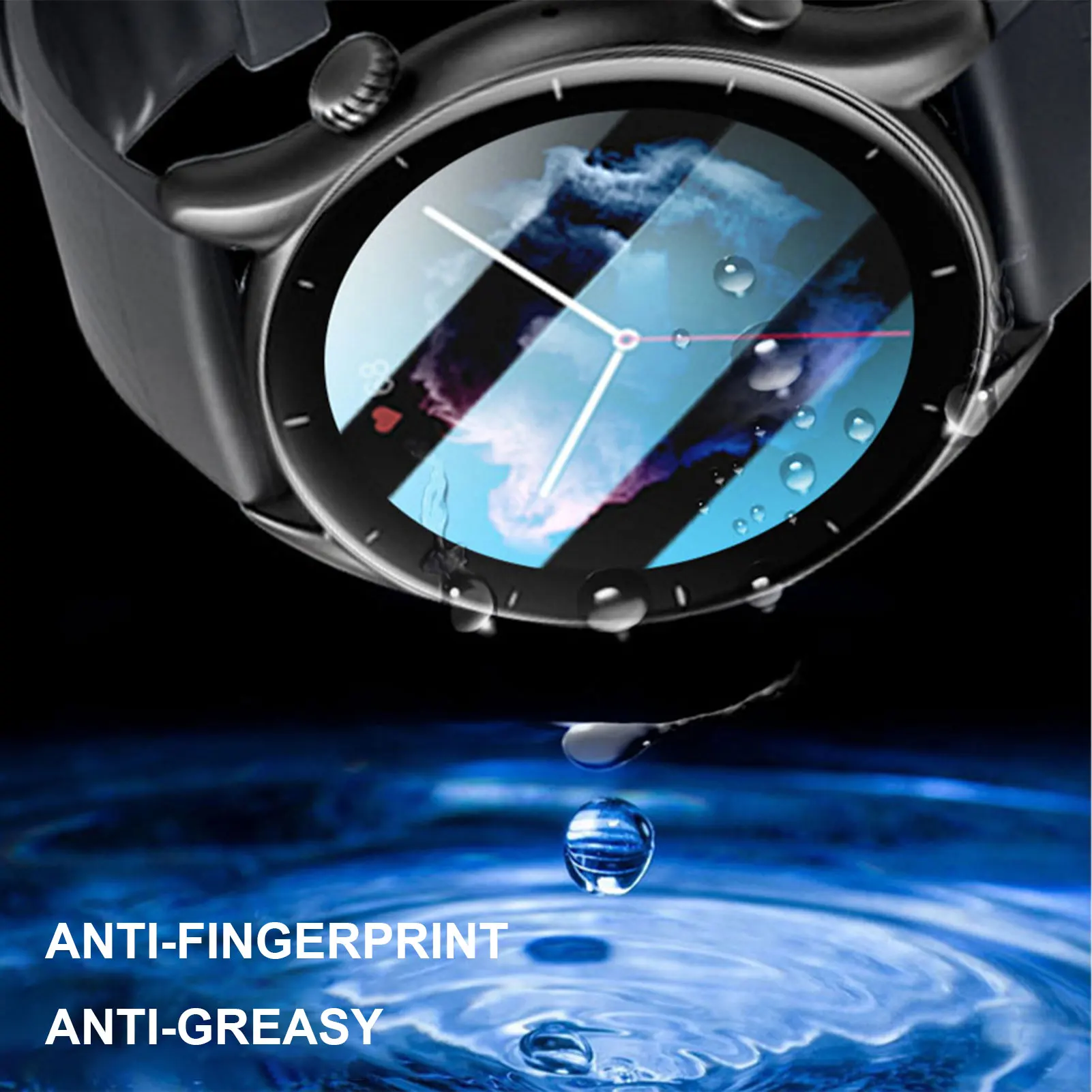 Изогнутая 3D защитная пленка на весь экран для смарт-часов Huami Amazfit GTR 3/3 Pro, мягкая Гидрогелевая пленка, защита для часов Huami