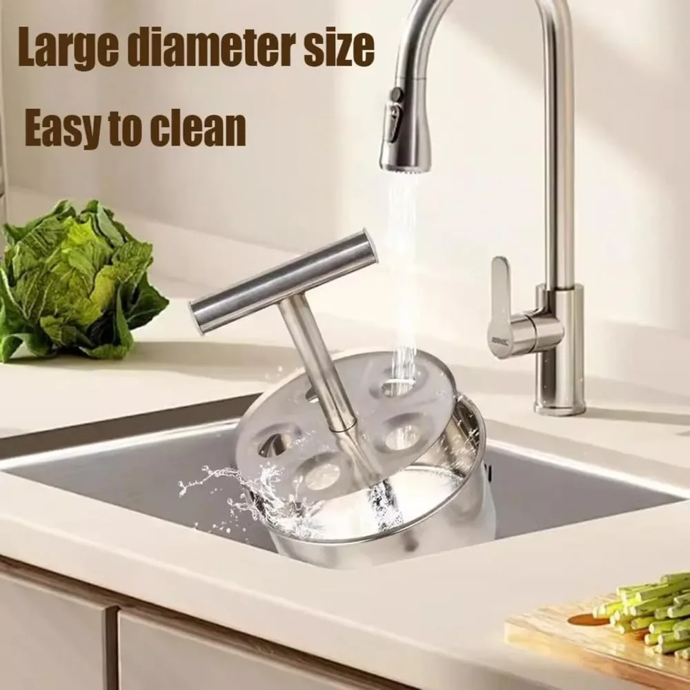 ماكينة صنع كرات اللحم اليدوية 6/12 فتحة متعددة الوظائف من الفولاذ المقاوم للصدأ ماكينة صنع اللحوم للمطبخ المنزلي قالب كرات اللحم مجموعة صنع كرات اللحم #3