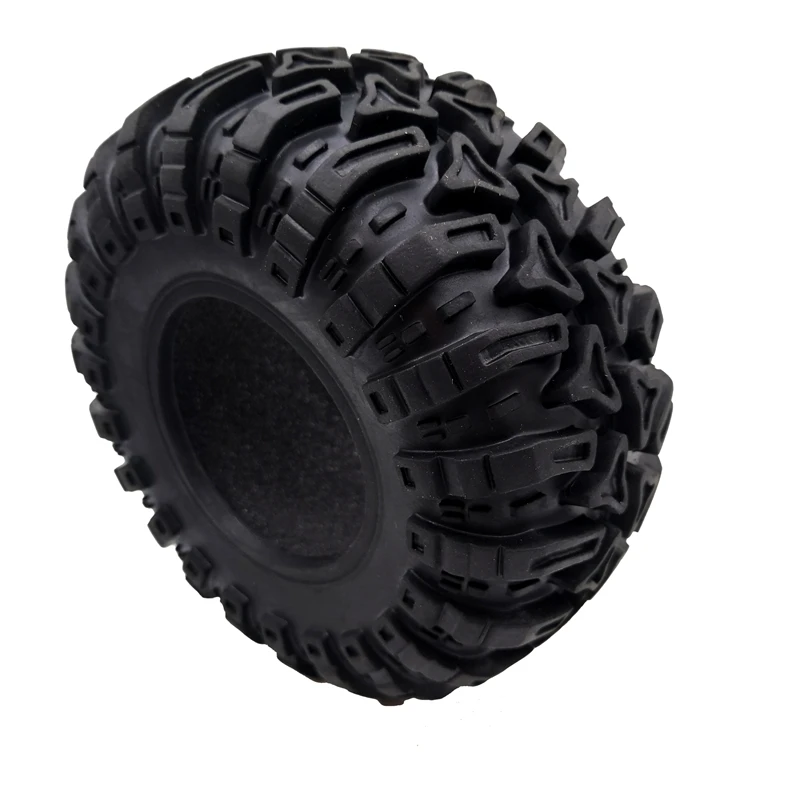 4PCS 2.2inch Rubber Tyre 2.2 Wheel Tires 128X60MM for 1/10 RC Crawler TRX4 Axial SCX10 Wraith RR10