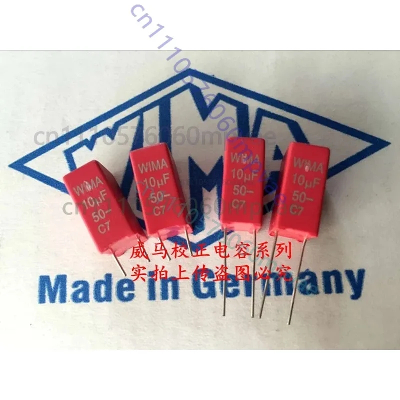 

Немецкий аудиоконденсатор WIMA MKS2 50V 10UF 50V 106 P: 5 мм, точечный аудиоконденсатор