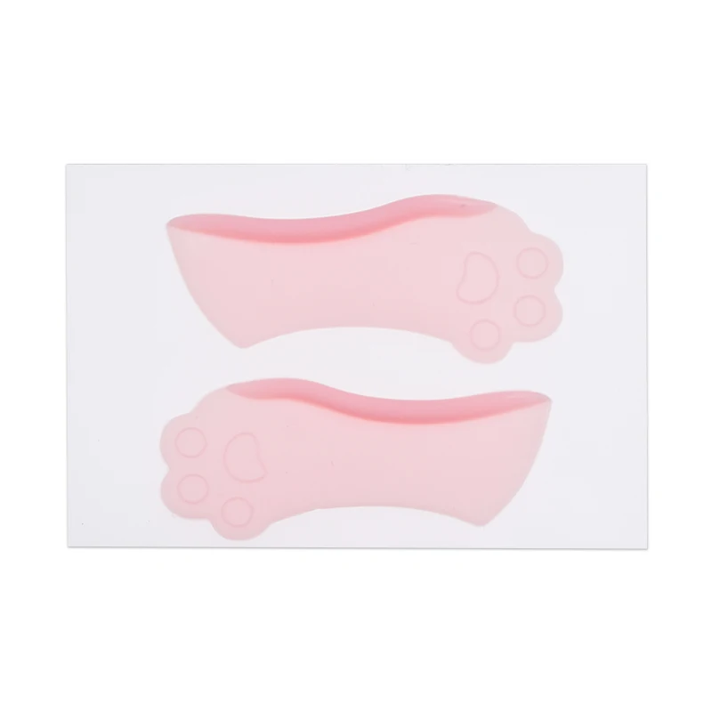 2 pz Silicone Gatto-Paw Ciglia Perm Lash Lift Shield Pad Ciglia Inferiori Estensione Ciglia Isolamento Morbido Riutilizzabile Trucco Patch