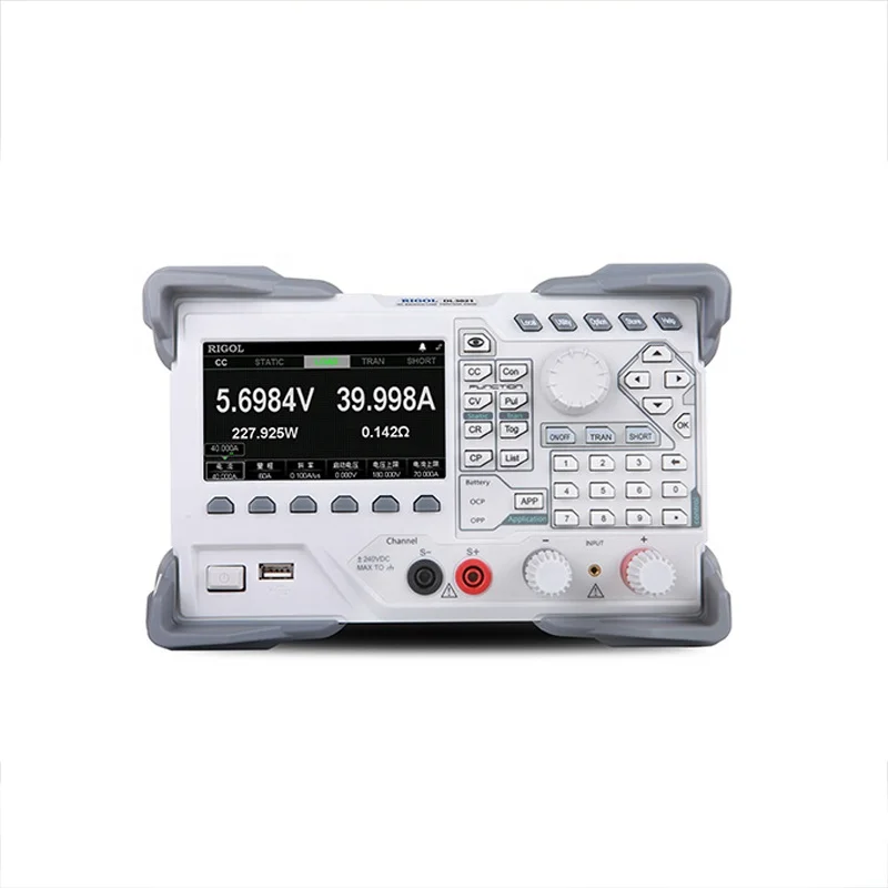 DL3021 Single Channel Programmable DC Electronic Load 200W/150V/40A/15kHz with 4.3-inch TFT LCD