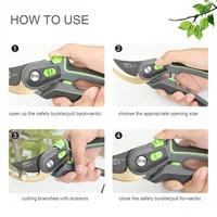 AIRAJ Industrial Grade Pruning Shears Are Labor-Saving Gardening Tools With Sharp, Durable, And Non Slip Scissors 4