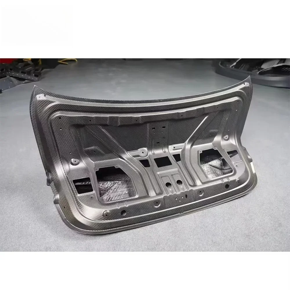 G82 M4 Single Auto Car Rear Back Door Trunk Lid Cover Upgrade Carbon Fiber Dry Bumper Facelift Parts