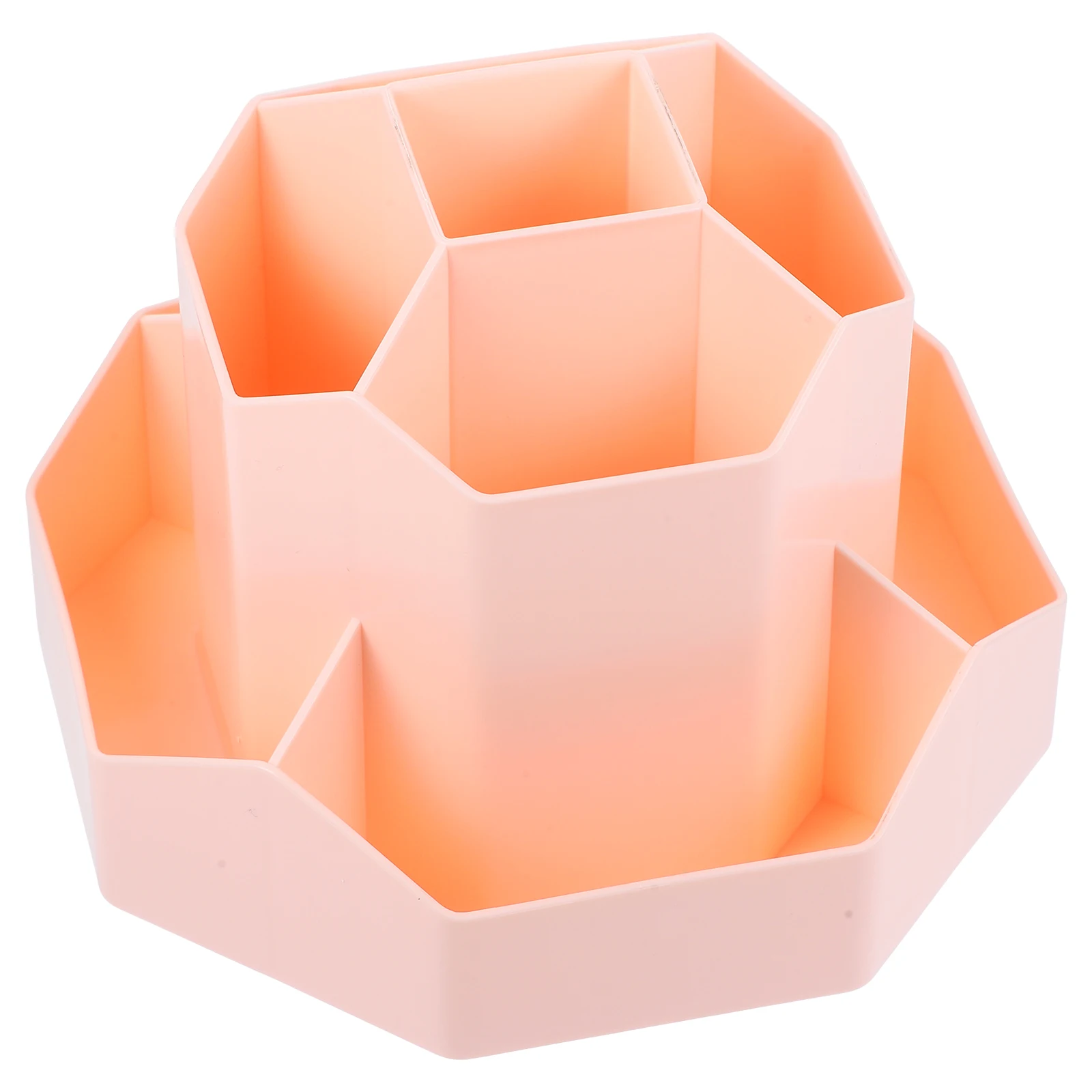 

Rotating Pen Holder Large Capacity Plastic Desk Organizer for Office Stationery Supplies 360 Degree Rotate Easy Access Storage