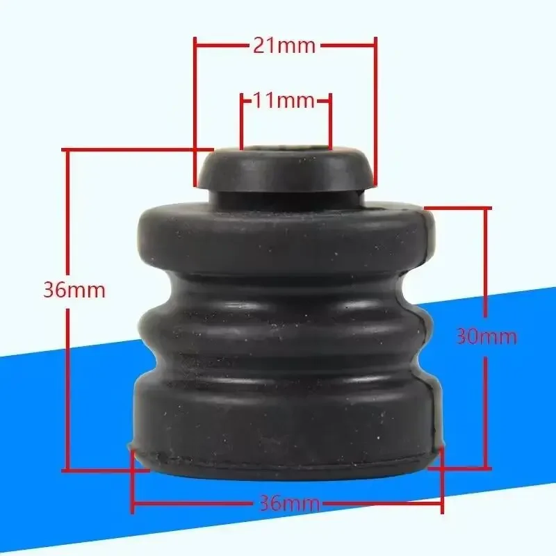 50pcs Air Conditioner Compressor Shock Absorber Rubber Anti-Vibration Rubber Pad for Air Conditioner Repair Parts