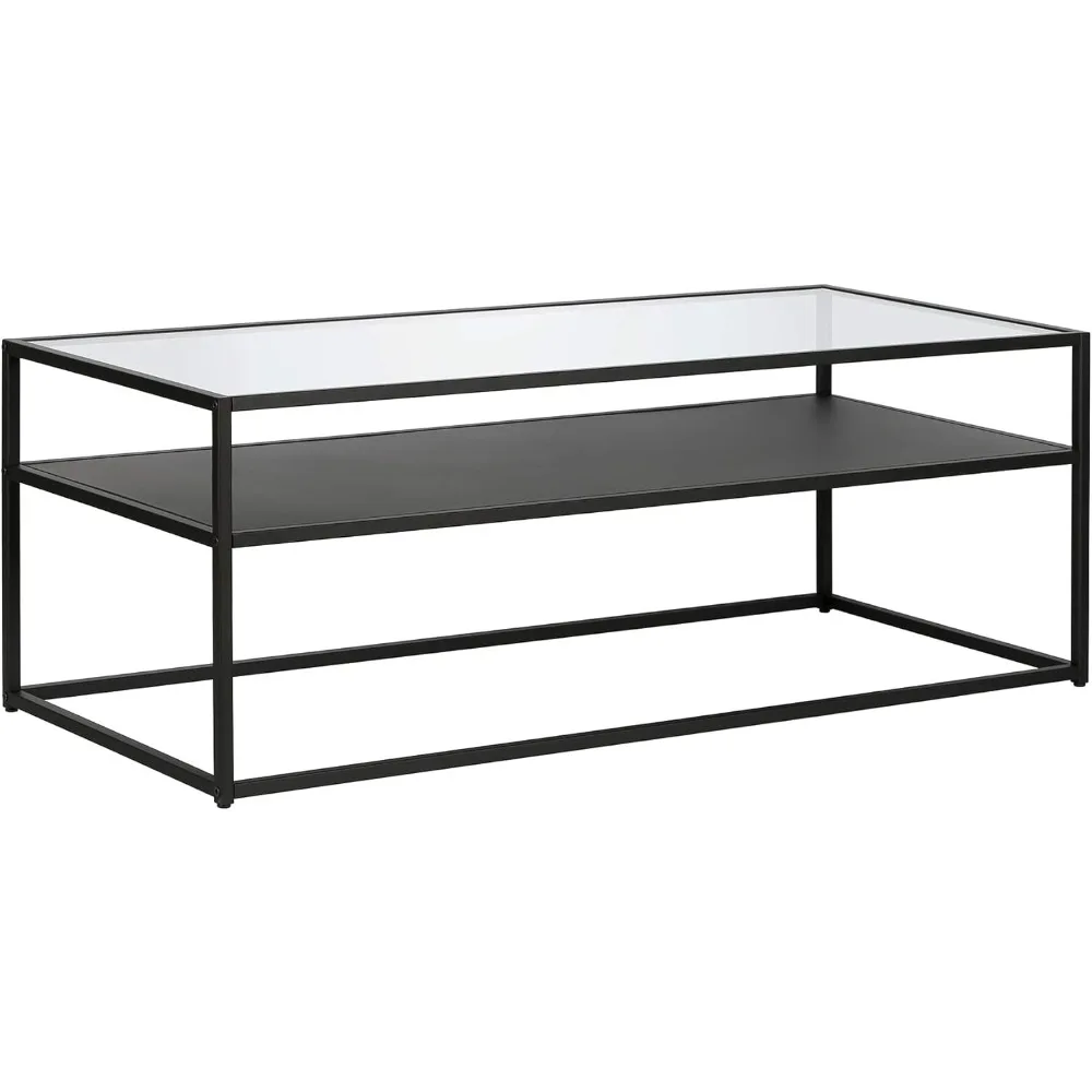 

Ada 46'' Wide Rectangular Coffee Table in Blackened Bronze