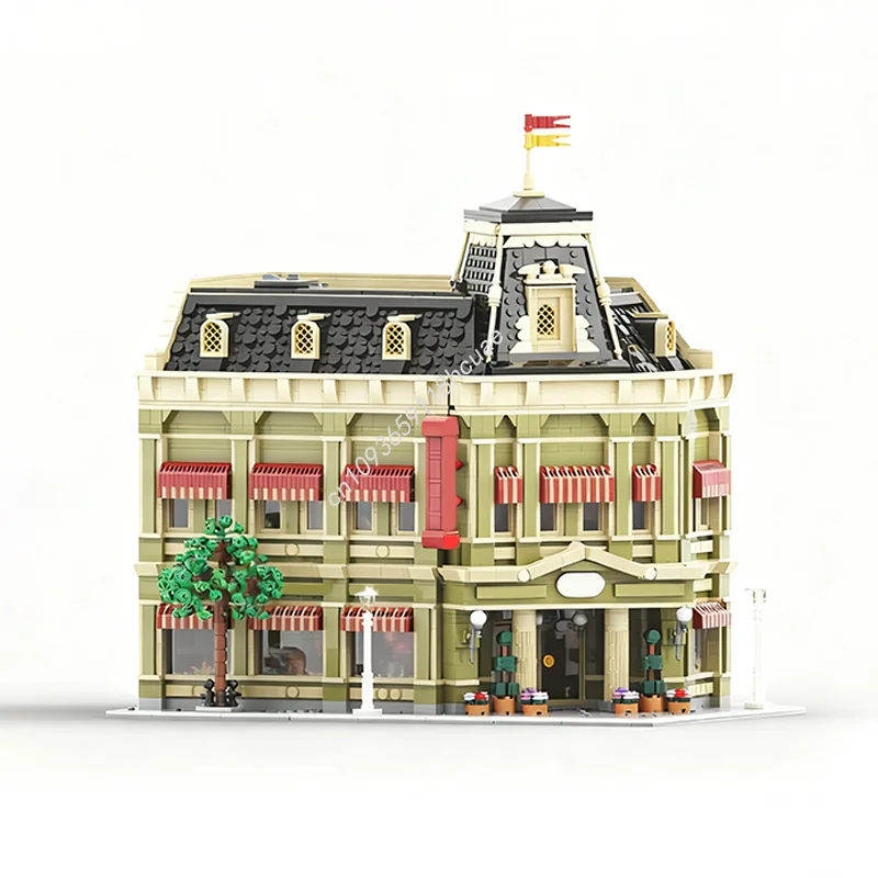 

5142pcs MOC Main Street Crystal Arts City Edition Modular Building Model blocks Kids craft toys DIY Brick idea Christmas gifts