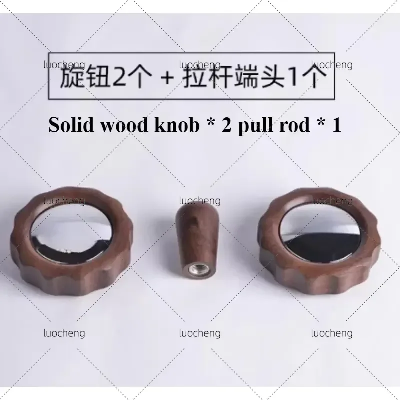 For Rocket Aibo Modified Coffee Machine Walnut Bottomless Handle Accessories Solid Wood Knob Rod Walnut Kit