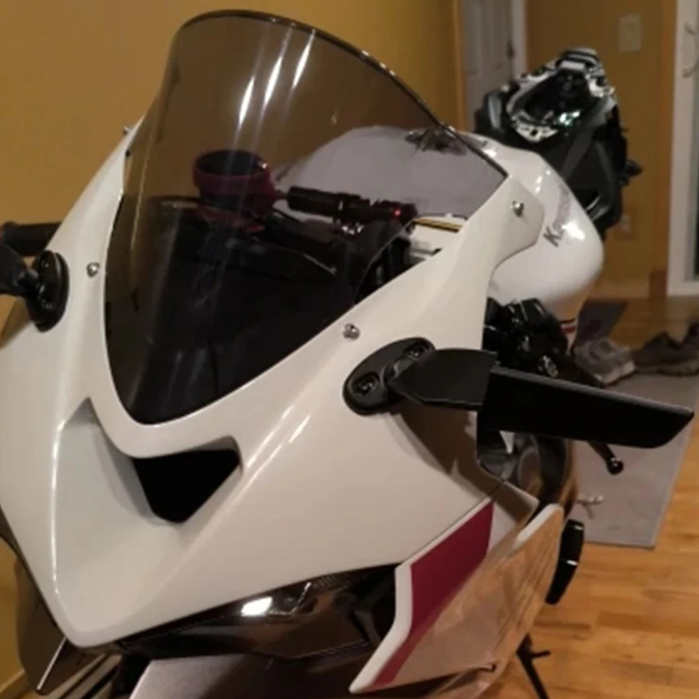For Kawasaki ninja ZX-6R zx6r ZX6R ZX-6R 2024 2025 2026 Motorcycle Windscreen Windshield Wind Deflectors Double Shield Protector image 5