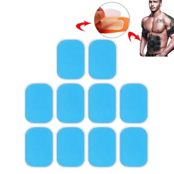 10pcs Gel Pads for EMS Trainer Abdominal Gel Stickers Fitness Hydrogel For Abdomen Muscle Massager Body Slimming Massage Machine