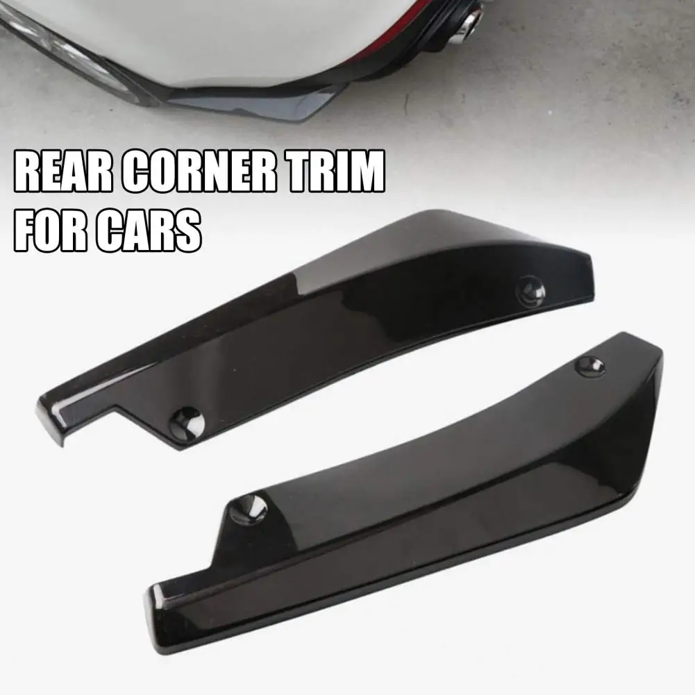 

Универсальный задний спойлер-диффузор для автомобиля, накладка на задний бампер, стиль карбон, ABS-пластик, для авто