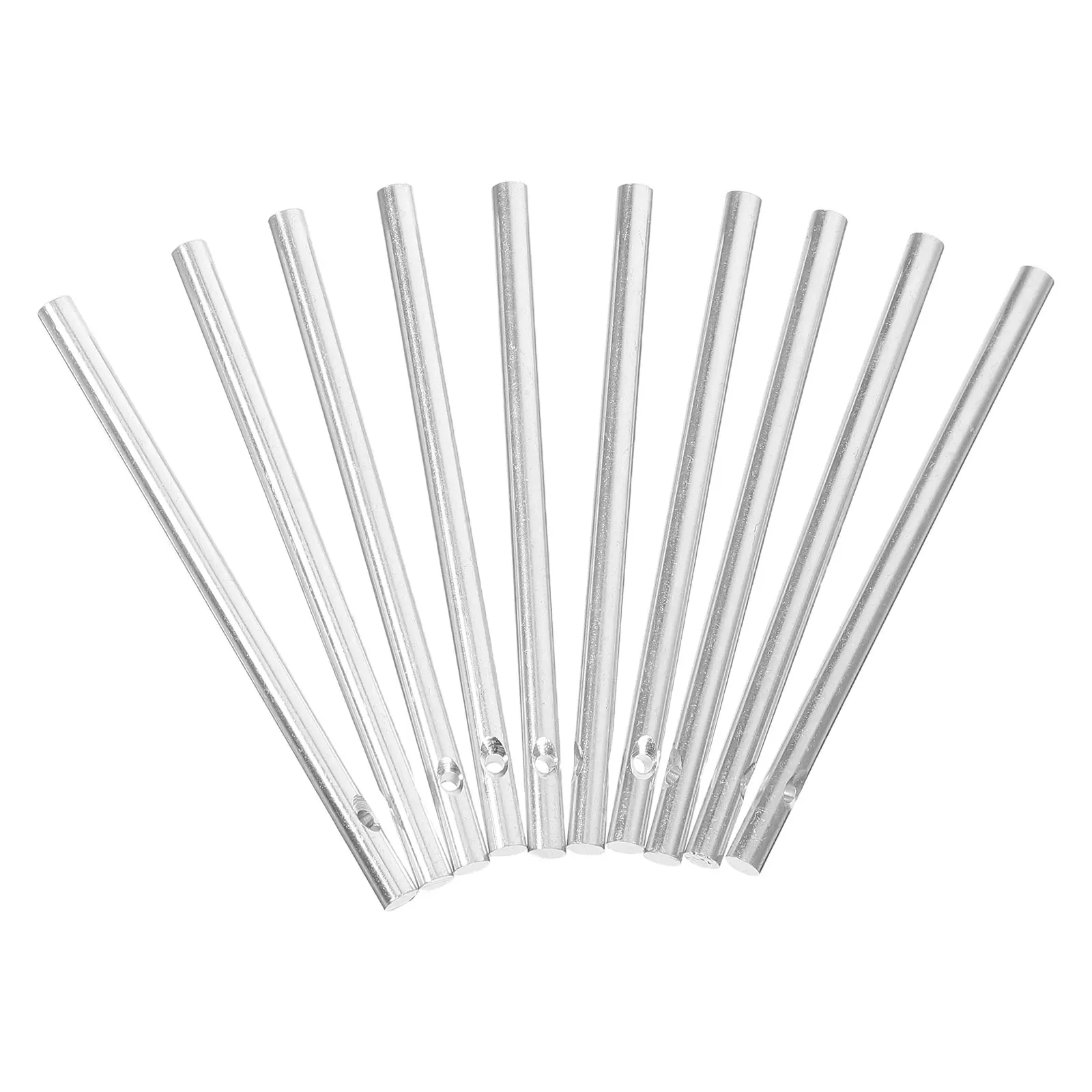 

10 Pcs Wind Chime Material Diy Handmade Accessories Metal Aluminum Kit Ornaments
