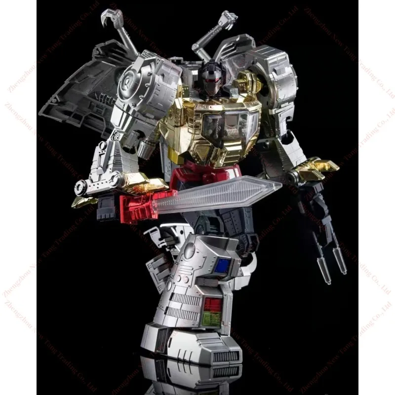 【IN VOORRAAD NU】Transformatie MP08 Grimlock MP-08 Metallic speelgoed Vergrote KO-versie actiefiguur met doos