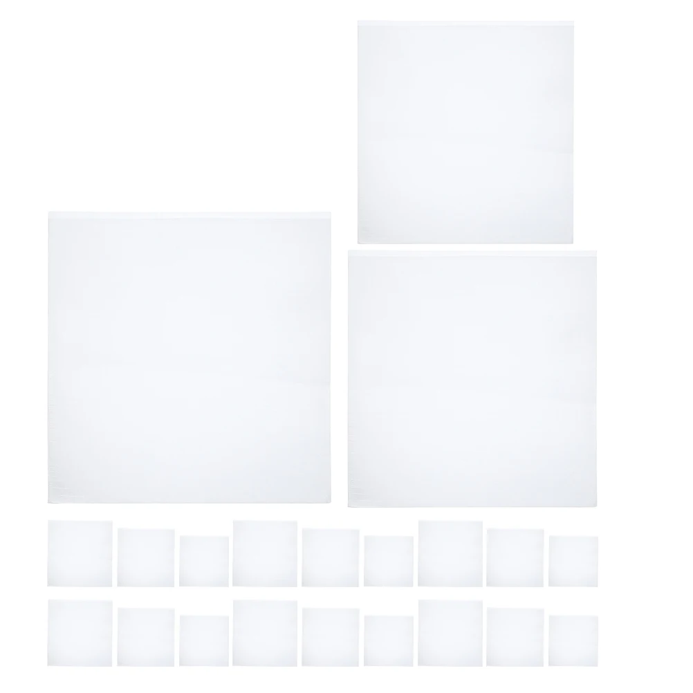 150 Buah Tas Katun Kantong Pembungkus Busa Pelindung Pelat Perlengkapan Bergerak Pelindung Pelat untuk Kit Kaca Kemasan Piring Bergerak