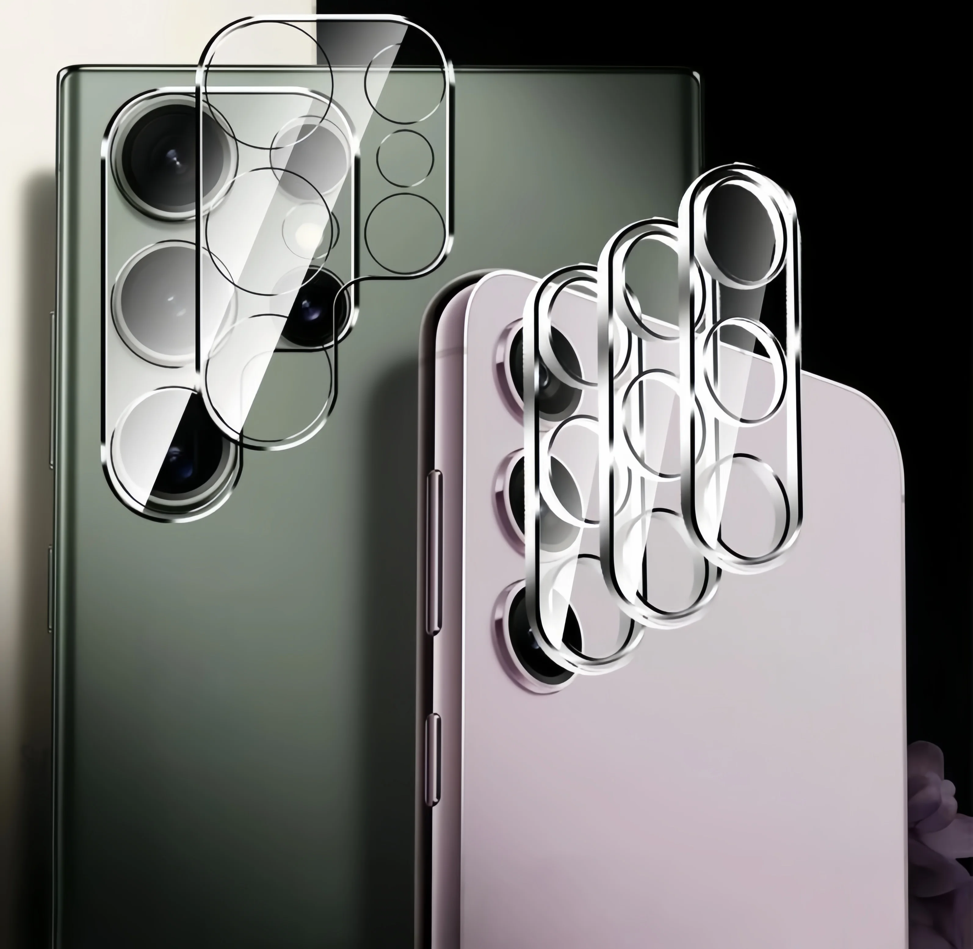 

Защитная пленка из закаленного стекла для объектива камеры Samsung Galaxy S26 Ultra Plus S25 S24 S26U, 3D-защита с полным покрытием