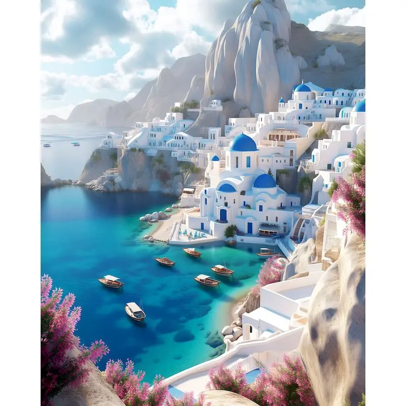 GATYZTORY 5d Diamond Painting Kits For Adults Diy Gift Diy Gift Seaside Scenery Full Round/Square