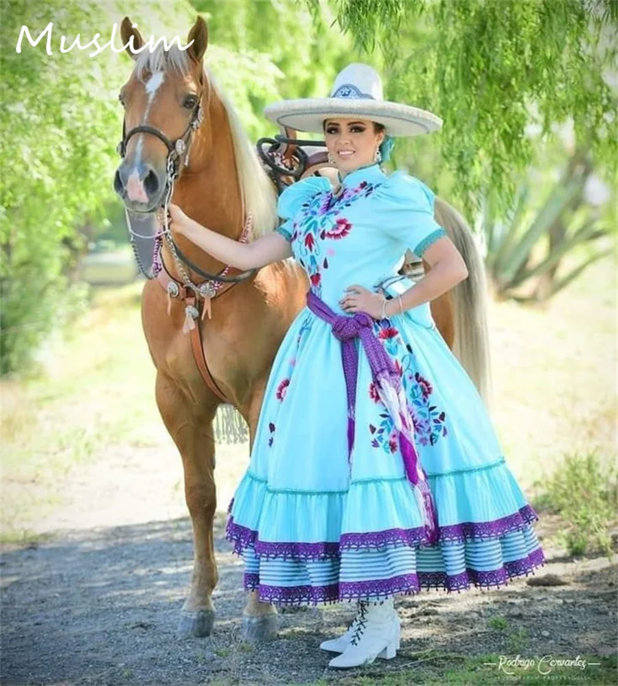 Mexican Blue Prom Dress: A Timeless Statement for Cultural Celebration and  Evening Elegance