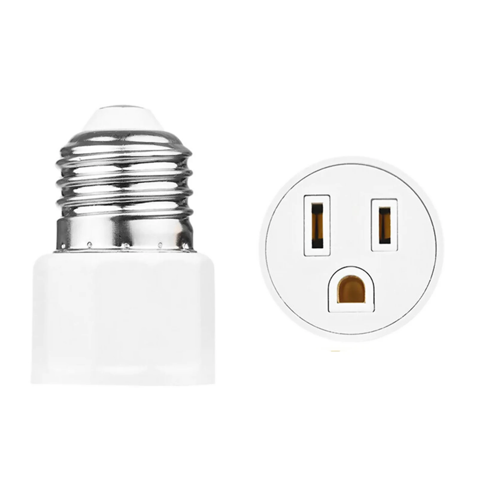 Adattatore per vite Base lampadina 2Pc E26/E27 convertitore per presa a polo usa adattatore per presa lampadina polarizzata adatto per conversione a