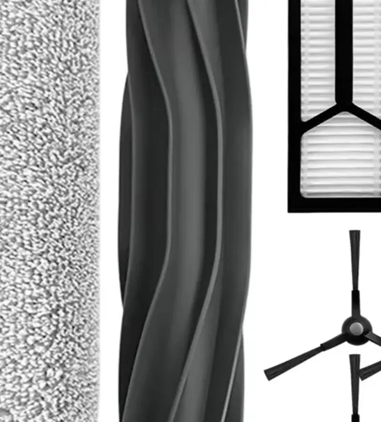 

For Eufy For Omni S1 Pro / S1 Vacuum Cleaners, 1 Set Of Main Brush, Side Brush, And Filter Accessories