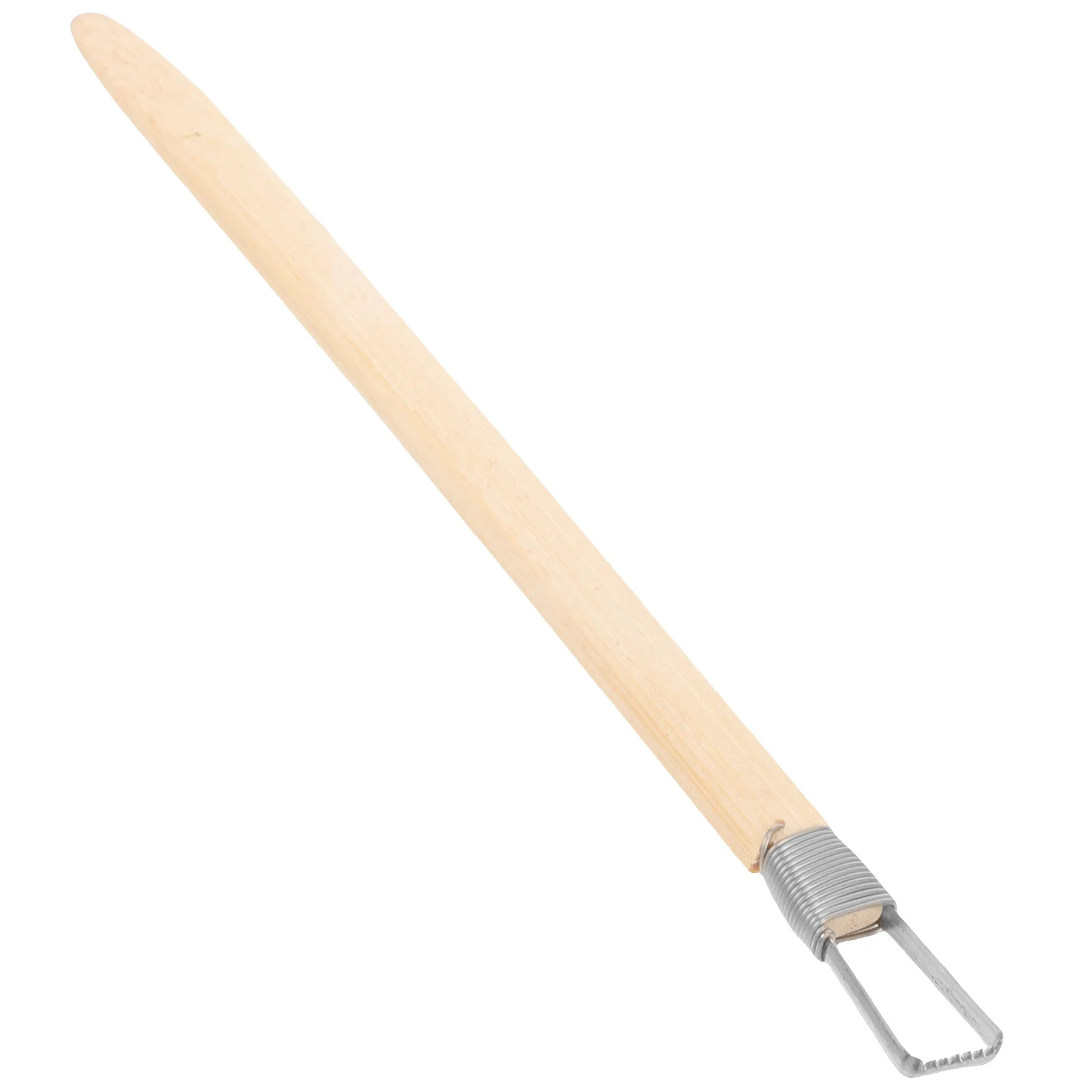 

Bamboo Clay Scraper for Pottery Sculpture Carving Ceramics Modeling Wax Projects Practical Wood Stainless Steel Long Use