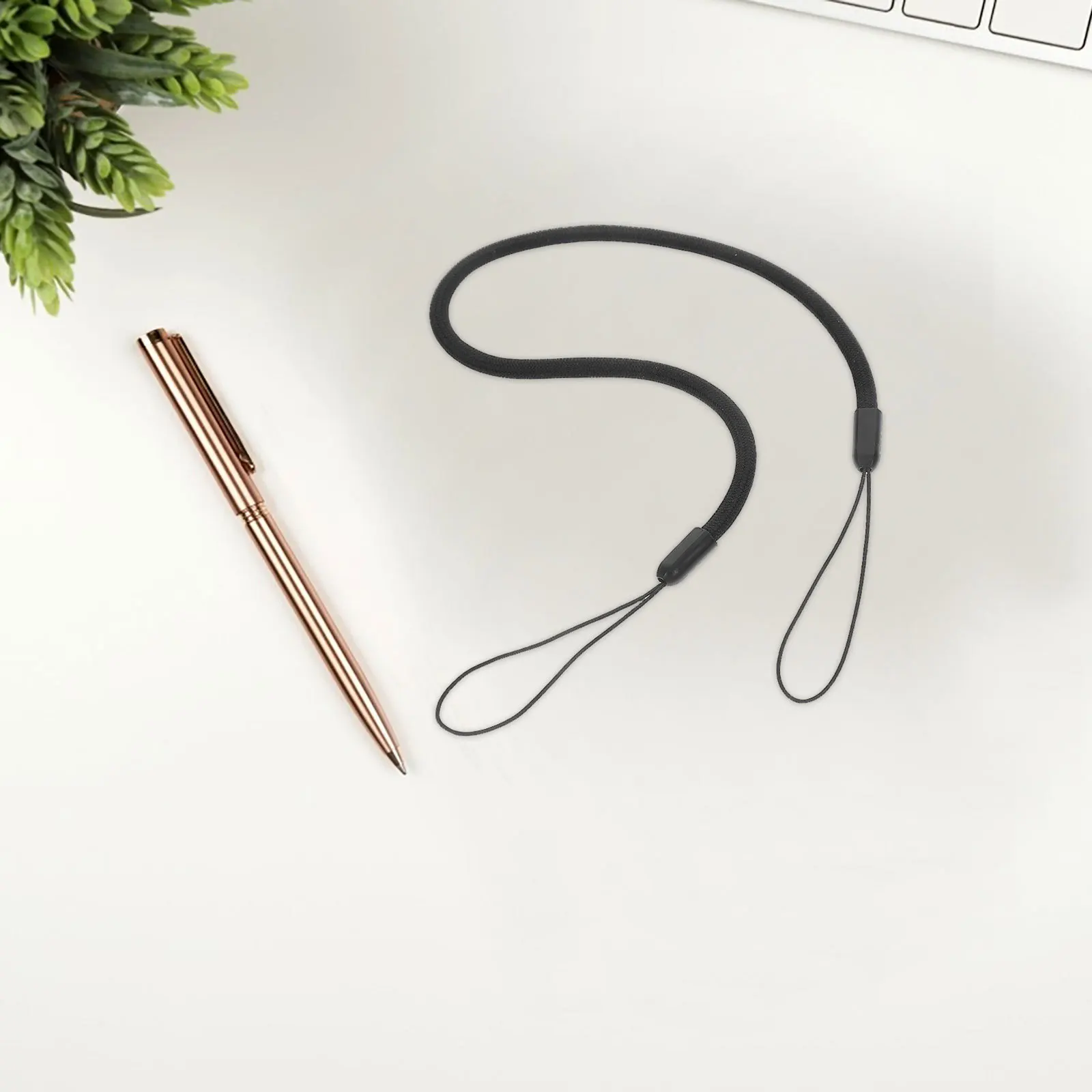 

8pcs Elastic Lanyard For Id Card Stretchy Neck Strap Anti-Loss Tether Stylus Pen Tablet Drawing Tools Office School Use