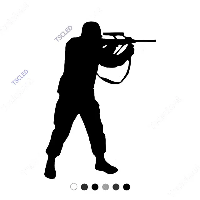 

Rifle Fire That Soldier Man Sticker 17cm