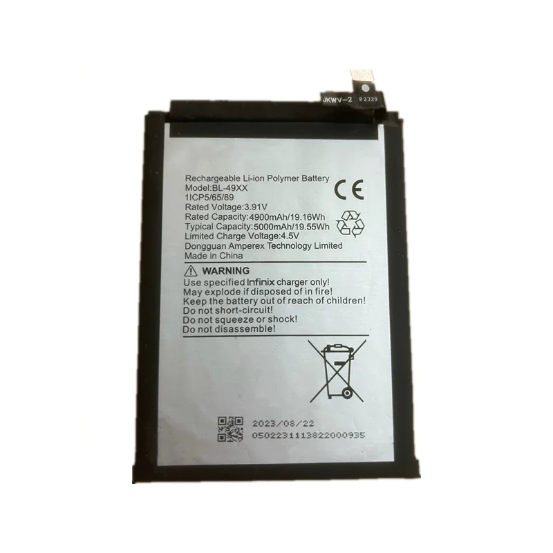 New Battery 3.91V 4900mAh BL-49XX For Infinix GT 20 PRO BL-49XX Mobile Phone Batteries Bateria