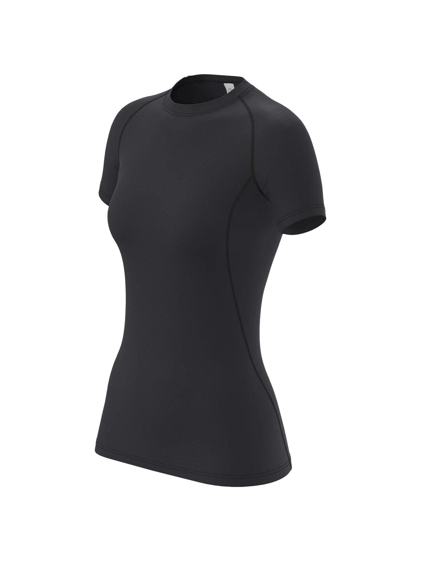 Women's compression shirt, short-sleeved sports yoga running T-shirt summer gym workout quick-drying stretch T-shirt, clothing image 2