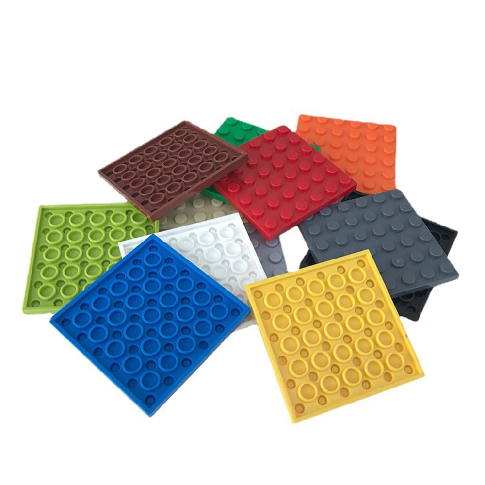 10 pièces Moc 3958 petite plaque de Base créative 6x6 points bricolage blocs de Construction briques assemble Construction jouets cadeaux pour les enfants