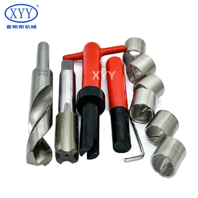 M8 M10 M12 Stainless Steel Metal Fasteners Thread Insert Repair Auto Tool Kit