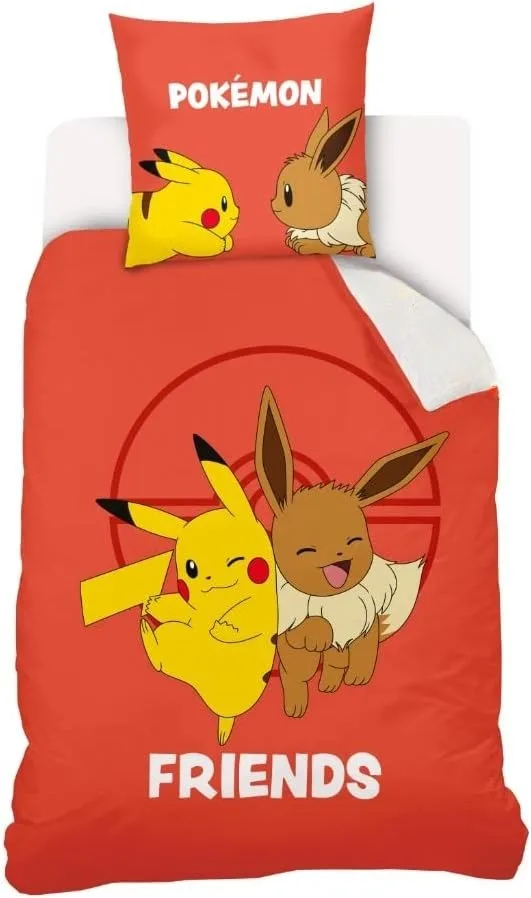 

Cute Pikachu Cartoon Bedding Sets Exquisite Bed Supplies Set Duvet Cover Bed Comforter Set Bedding Set Luxury Birthday Gift