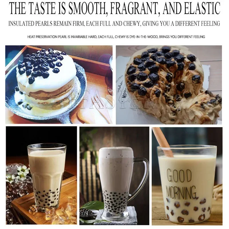 BURUIMU 전자 수프 냄비 스테인레스 스틸 우유 따뜻한 진주 냄비 진주 타피오카 가루 단열 냄비