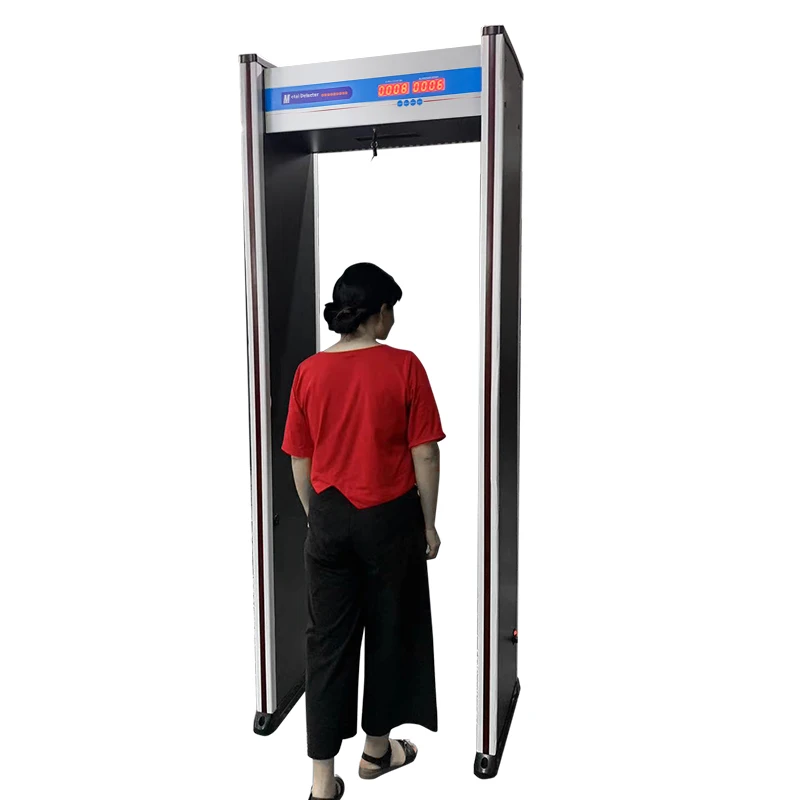 

Averguard 6/18 Zone Pinpoint Walk-through Door Frame Arched Gate Metal Detector for Security Screening