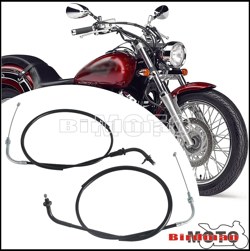 

87 см мотоциклетный трос дроссельной заслонки, провод, линии акселератора дроссельной заслонки для Yamaha V-Star XVS400 XVS650 Dragstar DS400 DS650 1998-2016