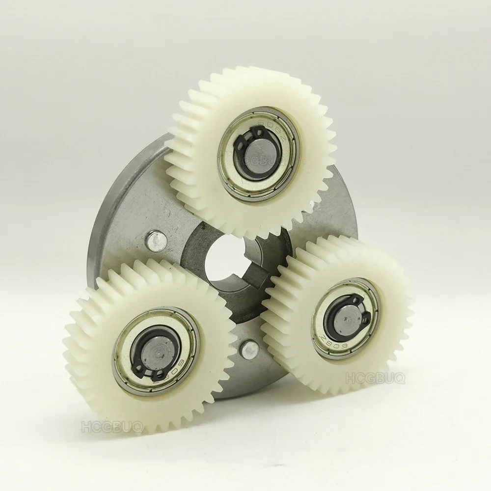 Electric Bike 36T 38mm Planetary Gears with 70mm right outlet Clutch for Bafang Motor E-Bike Electric Vehicle Nylon Gear Part