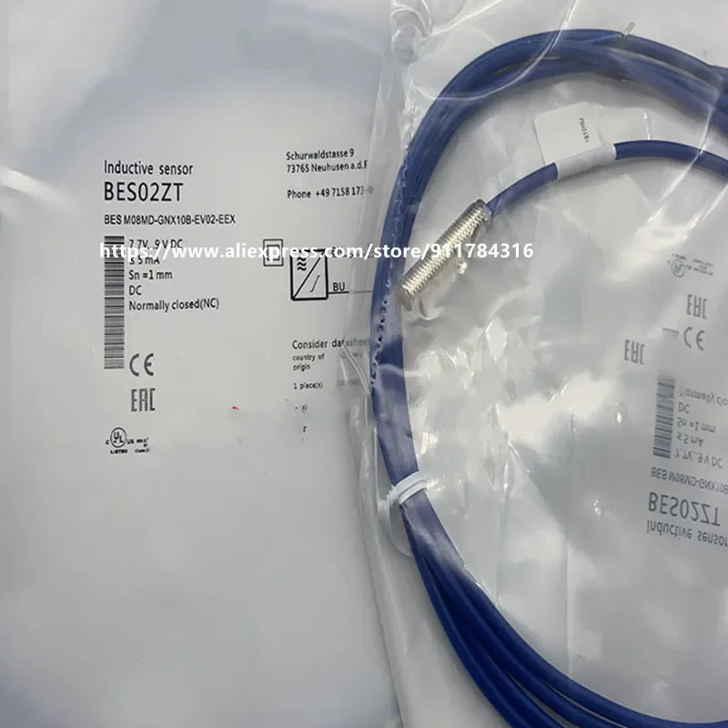 

2Pcs New High Quality Balluff Explosion-proof sensor BES02L8 BES 516-3007-E2-N-03