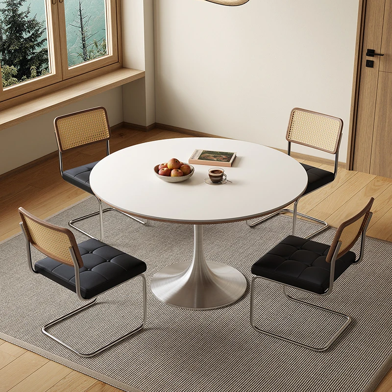 

For Makeup Modern Dining Table Nordic Modern Designer Space Saving Dining Table Reception Children Mesas Jantar Home Furniture