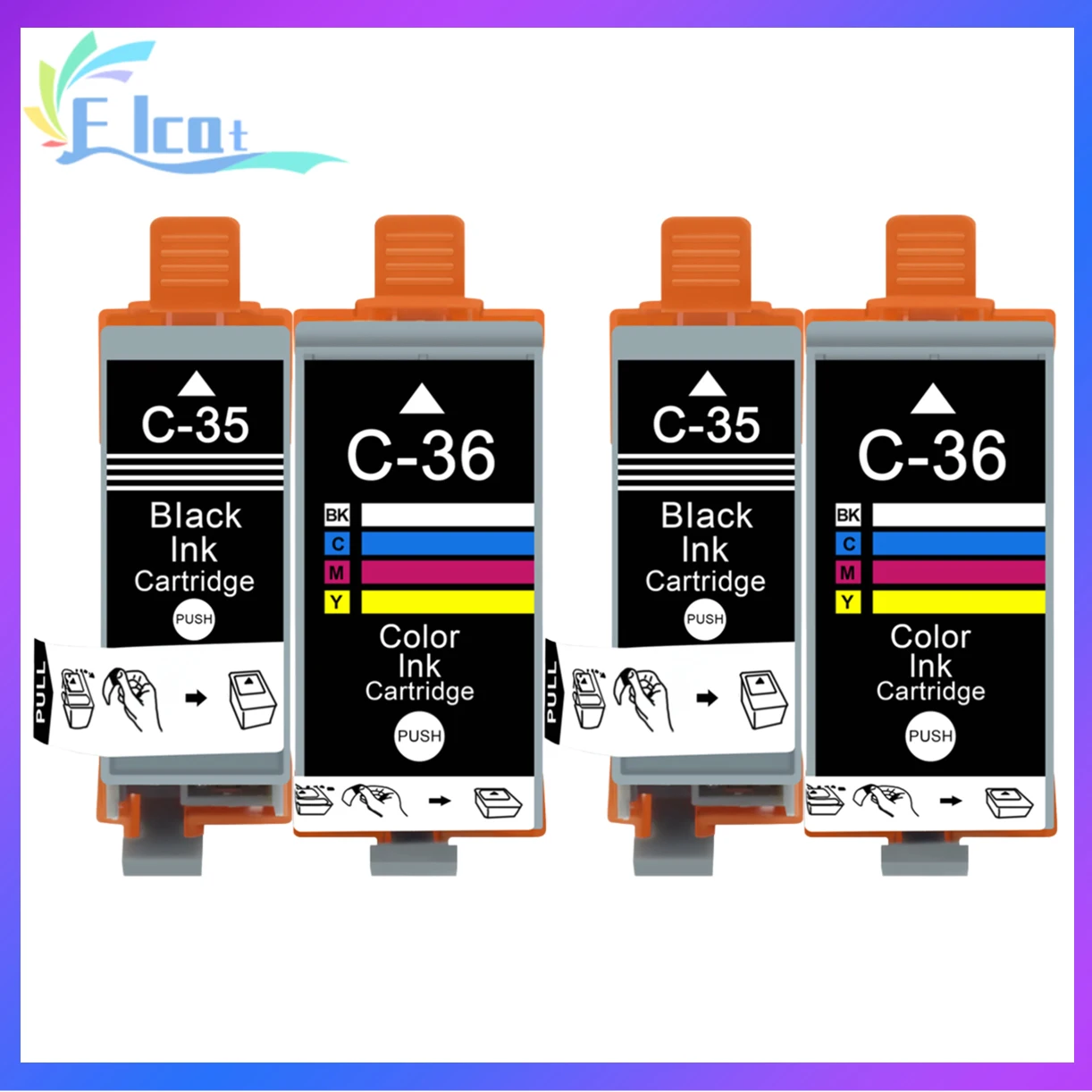 PGI-35 PGI35 CLI-36 CLI36 картридж для Canon PGI-35 PGI35 совместимый с принтером Canon IP100 IP110 TR150 Mini260 Mini320