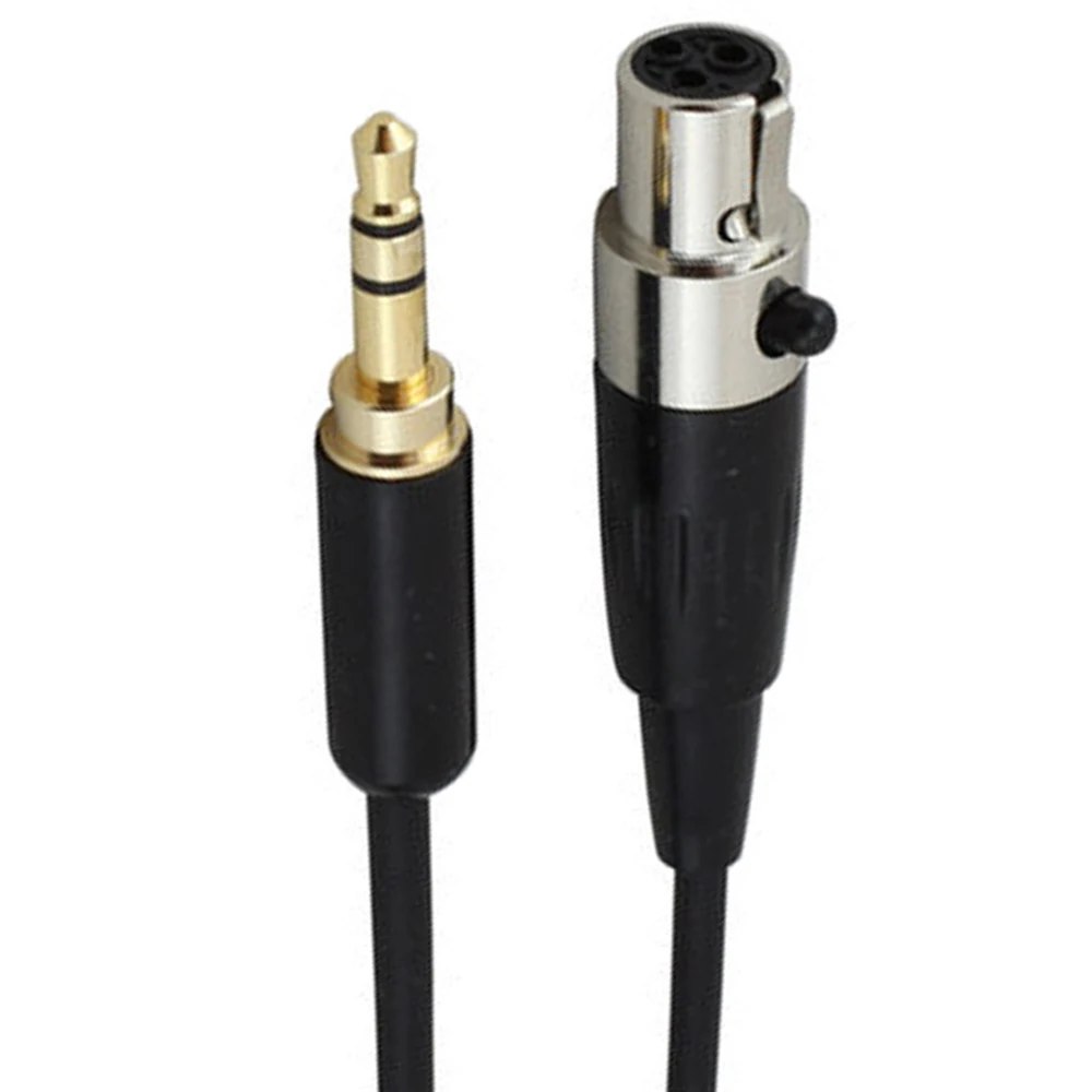 3.5mm Jack to 3Pin Mini XLR Female for BM800 PC Headphone Mixer Microphone Stereo Camera Amplifier 0.3M