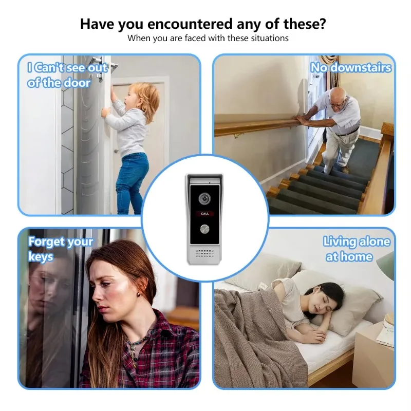 Wholesale Home Intelligent Anti-Theft Door Phone with Video Access Control & Mobile Phone Intercom Wireless Doorbell