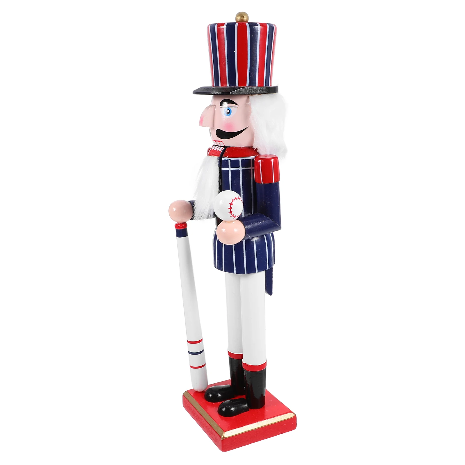 

Baseball Nutcracker Ornaments Figure Vending Machine Crafts Figures Wood Decoration Nutcrackers