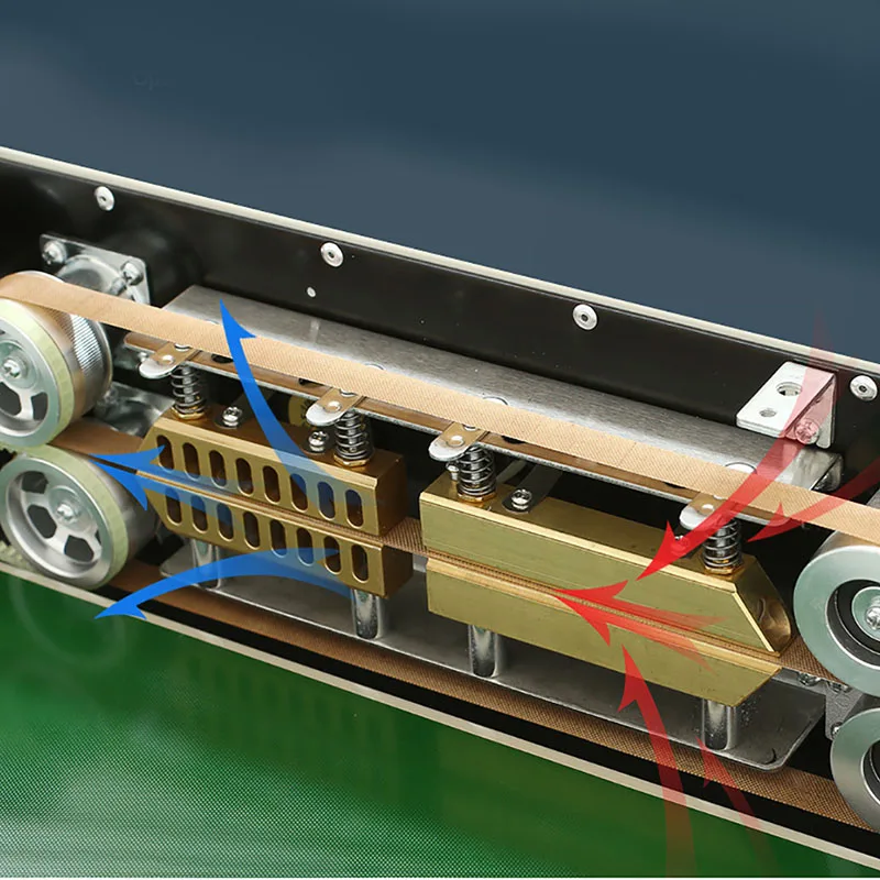Автоматическая машина для запечатывания алюминиевой фольги, пластиковая пленка, машина для запечатывания пакетов, машина для непрерывной запечатывания пакетов